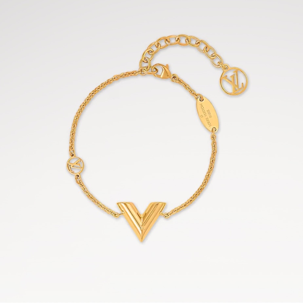 Louis Vuitton Gold Essential V Bracelet